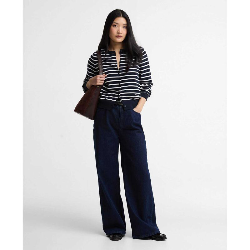 Barbour Baiton Striped Cardigan image number 3